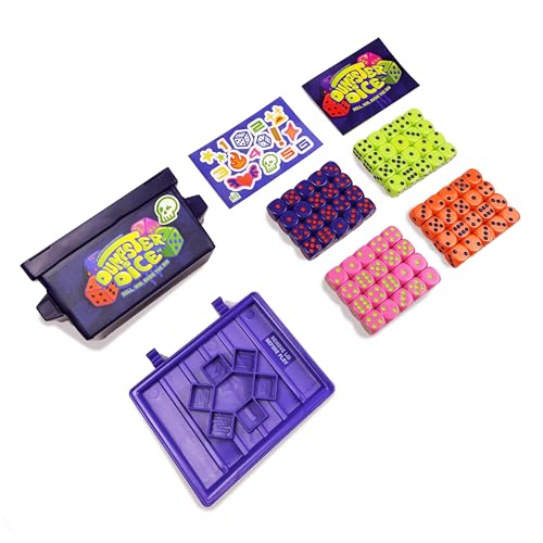 Big Discoveries Dumpster Dice Fast-Paced Family Dice Game | Fun 4-Player Board and Dice Game with Dumpster, 80 Piece Dice Set, and Graffiti Stickers | Perfect for Travel, Parties, and Game Night