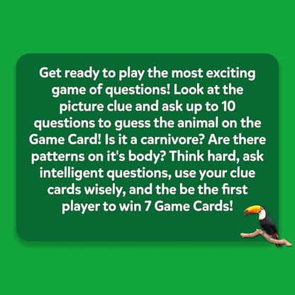 Skillmatics Guess in 10 Animal Picture Clues, Perfect for Boys, Girls, Kids, and Families Who Love, Card Games, Educational Games, Board Games, Gifts for Ages 6, 7, 8, 9 and Up - style: 2. Picture Clues Animals