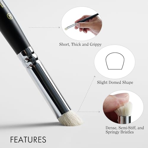 ARTIFY Miniature Drybrush Paint Brush Set: 14-Piece Round Small Detail Model Paintbrushes, Thin Mini Tiny Micro Paint Brushes for Miniature Painting - color: Black