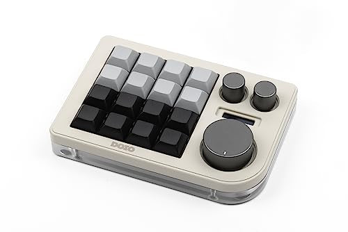 KEEBMONKEY Megalodon Triple Knob Macro Pad Programmable Designer Mini Keyboard 16 Keys (Soy) - color: Soy