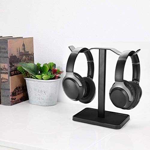 Avantree Neetto HS908 - Dual Headphone Stand for Desk