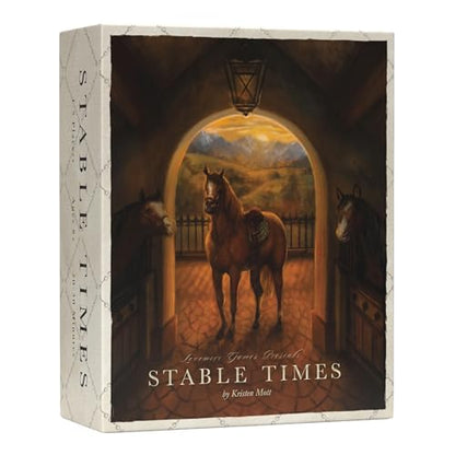 Stable Times Family Card Game with Real Horses | Cozy Board Game for Kids and Adults, Great for Family Game Night, Ages 8+, 1-5 Players, 20-30 Minutes