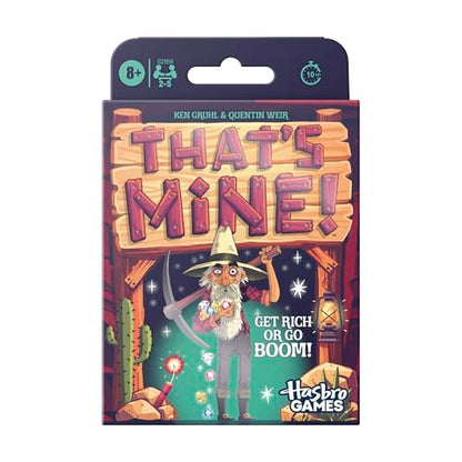 Hasbro that’s Mine! Card Game | Ages 8 and Up | 2 to 5 Players | 20 Mins. | Fast and Easy Family Games for Kids, Teens, and Adults