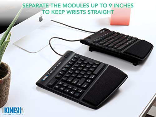 KINESIS Freestyle2 Ergonomic Keyboard w/ VIP3 Lifters for Mac (9" Separation) - style: Mac Layout