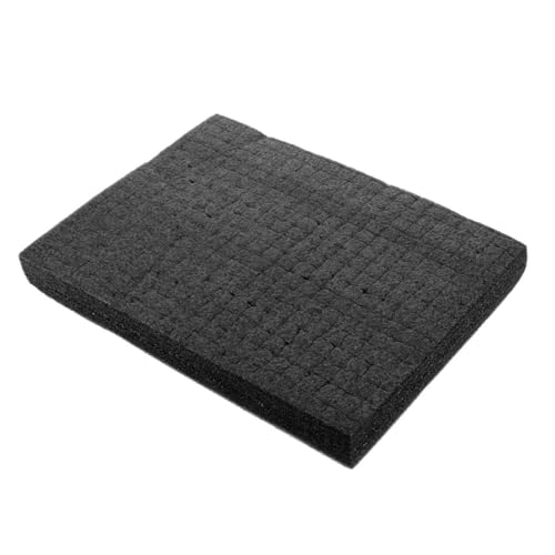 LIFKOME Black Grid Foam Cube Pad 500x300x30mm Pick and Pluck Foam Insert for Packaging and Shock Absorption for Board Game and Tool Box Storage