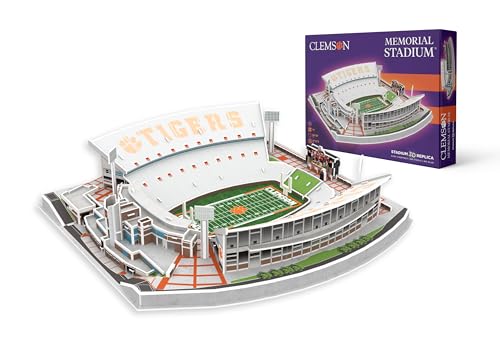 Pro-Lion 3D Jigsaw Puzzle of Memorial Stadium -94 Pieces | Home of Clemson Tigers | NCAA Football Gifts for Age 7+ - style: Clemson Tigers