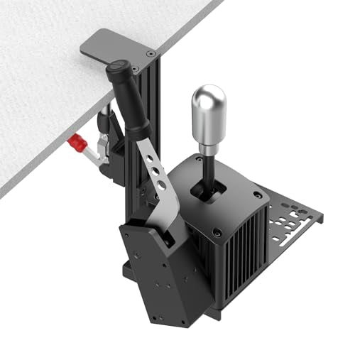 wuutyty Universal Desk Mount for Racing Simulator Shifters & Handbrakes | Compatible with Logitech G, Thrustmaster TH8A/TSS, Fanatec Clubsport & USB Models