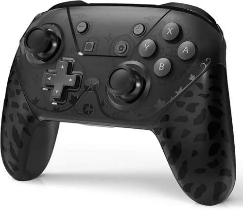 YCCTEAM Wireless Pro Controller-Compatible with Switch/Lite/OLED, Boasting Amibo, Wake-up, Screenshot & Vibration