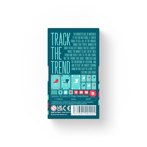Oink Games TRND Card Game | Family Friendly Collection Game | 3–5 Players | Ages 8+ | 30 Min | Portable Boxed Game
