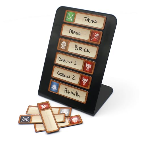Initiative Tracker for D&D and Other Role-Playing Games - Includes Magnets and Board