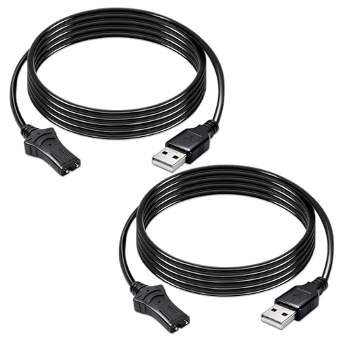 2 Pcs 1866460 Charging Cable Compatible with Minn Kota i-Pilot Remote | Including Bluetooth-Enabled and Legacy Models, Reliable Replacement Power Cord for Quick and Safe Charging