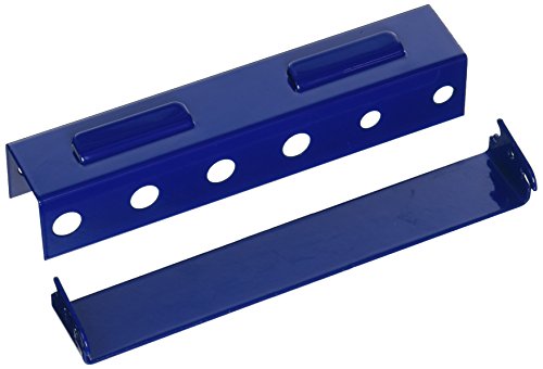 Wall Control Screwdriver Holder Bracket Slotted Metal Pegboard Accessory Slotted Tool Board - Blue - color: Blue, size: 8in x 2in x 2in