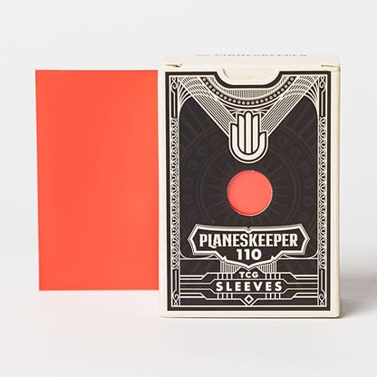 Matte Dual Standard Size Card Sleeves | 110 Pack (63×88mm) Standard Size | Textured Back, Clear Front, Double-Sleeving | Compatible with Magic The Gathering | TCG Sleeves (Emberfall) - color: Emberfall