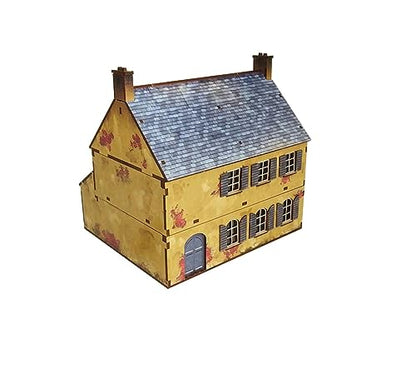 WW2 Normandy Townhouse 2 HDF Prepainted Terrain