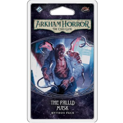 Arkham Horror The Card Game The Pallid Mask MYTHOS PACK - Venture Deep into Parisian Catacombs! Cooperative Living Card Game, Ages 14+, 1-4 Players, 1-2 Hour Playtime, Made by Fantasy Flight Games - style: The Pallid Mask