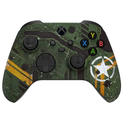 Silent Modz Custom Wireless Controller for Microsoft Xbox Series X|S, Xbox One S|X & PC (Army Mecha) - color: Army Mecha