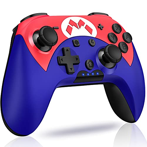 Switch Controller - Wireless Switch Pro Controller for Switch/Switch Lite/Switch OLED with 3 Levels Turbo Function, 4 Levels Adjustable Vibration, Six-Axis Motion Control, One-Key Wake up - color: Black