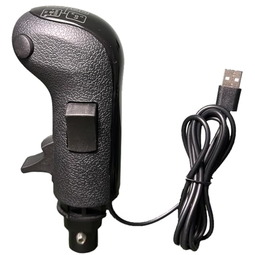 ATS Shifter for PC American Truck Simulator Accessories Sim Shifter Accessories USB Shift Knob for ATS ETS2 Compatible with Logitech G27 G29 G920 G25 G923 Moza HGP Thrustmaster TH8A Fanatec SQ PXN A7