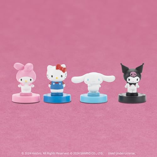 The Game of Life: Hello Kitty and Friends Board Game, Collect Apples and Buy Bows on The Way to The Ultimate Party, Play as Hello Kitty, Kuromi, & More, Officially Licensed Collectible & Merchandise