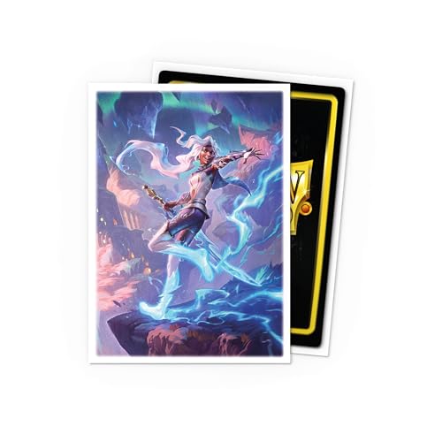 Dragon Shield | Flesh & Blood Art Sleeves | 100 CT - Smooth & Tough Premium TCG Sleeves | Compatible with Pokemon, One Piece & Magic the Gathering | Aurora - color: Aurora