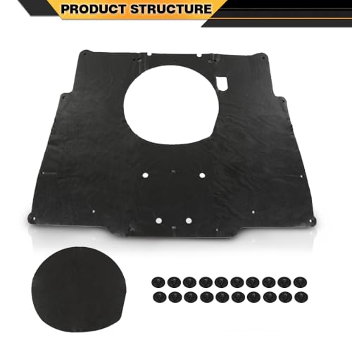 CNNELL Hood Insulation Pad Compatible with Chevy Camaro 1980-1981 - style: 1980-1981 Chevy Camaro