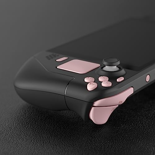 eXtremeRate Cherry Blossoms Pink Replacement Full Set Buttons for Steam Deck, DIY Custom ABXY D-pad Trackpad Bumpers Triggers Buttons for Steam Deck LCD Handheld Console - Console NOT Included - color: Cherry Blossoms Pink