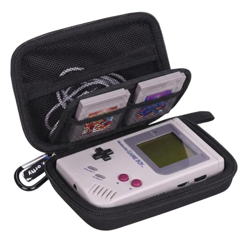 worfty Case for Game Boy Handheld Consoles, Protective Travel Carrying Bag Compatible with Retro Game Boy Handheld Game Consoles (Case Only) (Black)