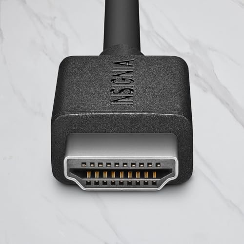 INSIGNIA 4K Ultra HD HDMI Cable – High-Speed 18Gbps, HDR, ARC, Ethernet – Compatible with TV, Monitor, PS5, Xbox, Blu-ray, Laptop (HDMI Cable, 6 ft) - size: 6 ft, style: HDMI Cable