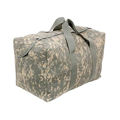 Rothco Canvas Parachute Cargo Bag | Built From Rugged Canvas, This Spacious Cargo Bag Hauls Gear With Ease—Durable, Reliable, And Ready - color: ACU Digital Camo