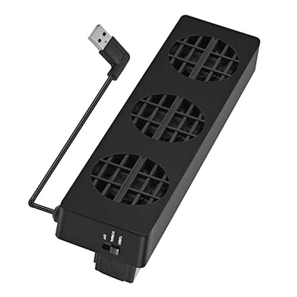 Cooling Fan, Cooling Fan Docking Station Cooler Holder Bracket USB Cooling Fan Base Stand Dock for Console
