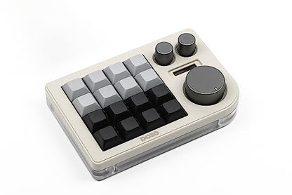KEEBMONKEY Megalodon Triple Knob Macro Pad Programmable Designer Mini Keyboard 16 Keys (Soy) - color: Soy