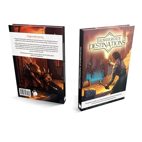 Nord Games: Dangerous Destinations - Hardcover RPG Supplement Book, for Storytelling & Fantasy Tabletop Roleplaying Games, 5e D&D Compatible, 448 Pgs
