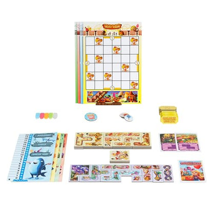 My First Theme Park Board Game for Kids Ages 5+, Build a new Amusement Park | Fun tile-placement strategy, build an exciting new park. Great gift for boys and girls, perfect for family game night.