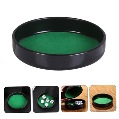 ibasenice 5pcs Dice Cup Replacement Parts Dice Cup Lid and Base for Ktv Games Quiet Shaker Accessory for Parties and