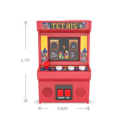 Arcade Classics - Retro Mini Arcade Game, Full Color Screen, Classic Handheld Electronic Game Console, 90s Toy, Great Gift for Kids 8+, Tetris - color: Tetris