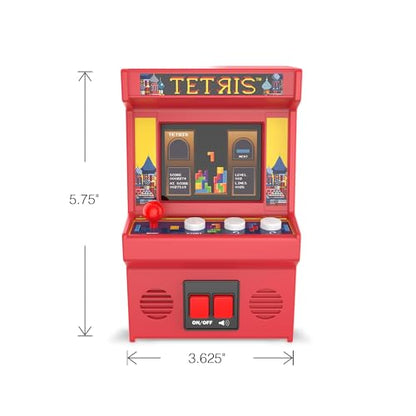 Arcade Classics - Retro Mini Arcade Game, Full Color Screen, Classic Handheld Electronic Game Console, 90s Toy, Great Gift for Kids 8+, Tetris - color: Tetris