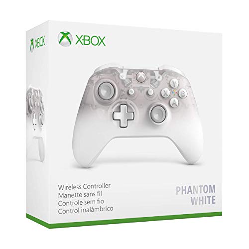 Xbox Wireless Controller - Phantom White Special Edition (Renewed)