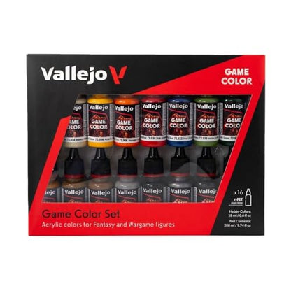 Vallejo - 게임 컬러 소개 세트 | 판타지 및 워게임 피규어용 스타터 세트 | 16병 x 18ml(0.60액량 온스) - style: 오리지널 포장