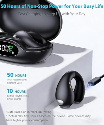 Gaming Wireless Earbuds, Low Latency Bluetooth 5.3, Deep Bass, RGB Light, Clear Calls, IPX4, for Gamer Mobile Game Music Sports