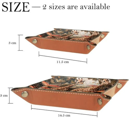 Giraffes Mushrooms Dice Tray Dice Rolling Tray Folding Dice Holder for Dice Games, Like RPG, DND and Other Table Games - color: Multi 12