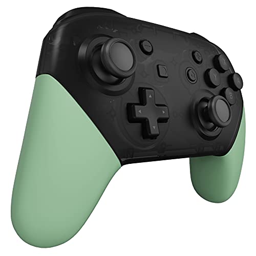 eXtremeRate Matcha Green Replacement Handle Grips for Nintendo Switch Pro Controller, DIY Custom Hand Grip Shell for Nintendo Switch Pro - Controller NOT Included - color: Matcha Green