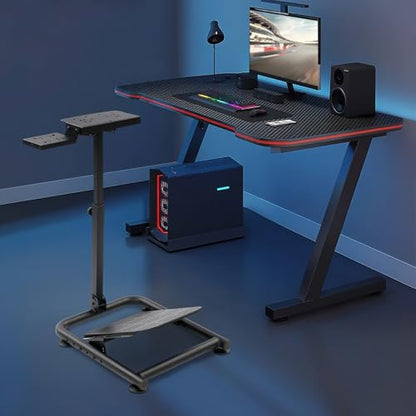 Kaichenyt Foldable Racing Wheel Stand Adjustable Sim Cockpit Steel | Foldable steel frame; height 23.23-35.04 inch adjustable; compatible with G29 G920 Fanatec; quick-fold storage