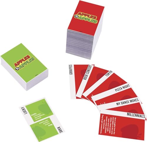 Mattel Games Apples to Apples Game of Comparisons for Parties & Family Reunions with 500+ Cards for 4 to 8 Players - style: Classic