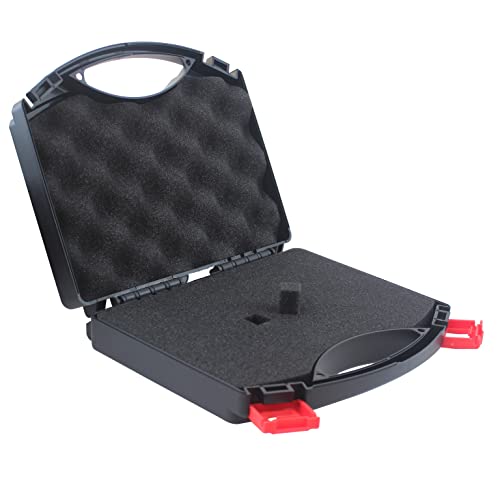 Small Plastic Case with Foam - Hard Carrying Briefcase with Pluck Foam Interior, Padded Protection for Storage, Kids Boss Baby Toys, Black, Outer Size: 9” x 7.7” x 2.2” - style: Inner Size-8.9" X 5.5" X 2.1"
