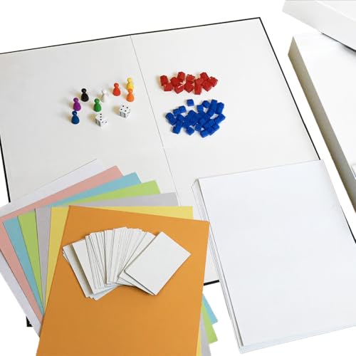 Create Your Own Opoly Board Game Kit with Blank Board & Game Pieces | Create a personalized Opoly-inspired board game for family nights, gifts, classrooms, or special events - style: Blank Opoly Game Kit