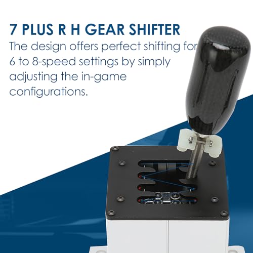 USB Shifter, 8 speed shifting Shifter for Logitech G29 G27 G25 G920 and T300RS GT Steering Wheel, USB Simulator Suitable for DiRT 2.0 4 WRC EST LFS