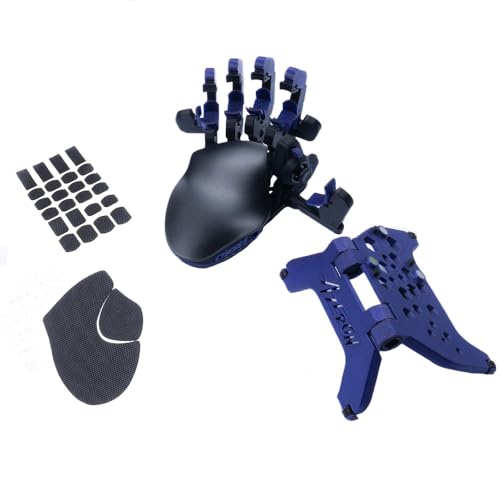 AZERON Cyborg ll Keypad Bundle – Programmable One Handed Gaming Keyboard for PC, Hall Effect Joystick and 30 Programmable Keys, Magnetic Stand and Grip Tapes (Galaxy Purple, Cyborg ll Bundle) - color: Galaxy Purple, size: Cyborg II Bundle