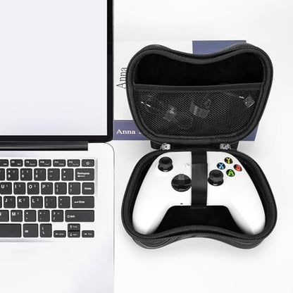 TOCCOOL Hard Travel Controller Case Compatible with Xbox One, Xbox Series X/S, Nintendo Switch Pro Wireless Controller, Portable Bag for Game Accessories (Black) - color: Black