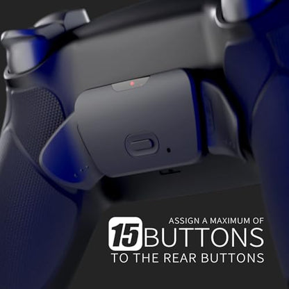 HEXGAMING RIVAL Wireless Controller Compatible with ps5, Black | Hall Effect Joysticks, Mouse-Click Triggers & Bumpers, 2 Remappable Back Buttons, 8 Swappable Sticks, FPS Gaming - color: Black