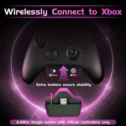 Gvyugke Wireless Gaming Headset for Xbox Series X/S, Xbox One, PS5, PC, Bluetooth 6.0 Gaming Headphones with Flip-to-Mute Noise-Canceling Mic, 70-Hour Playtime, Foldable, 3D Surround Sound - Pink - color: Pink